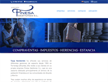 Tablet Screenshot of finesa.net